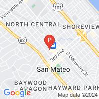 View Map of 290 Baldwin Avenue,San Mateo,CA,94401